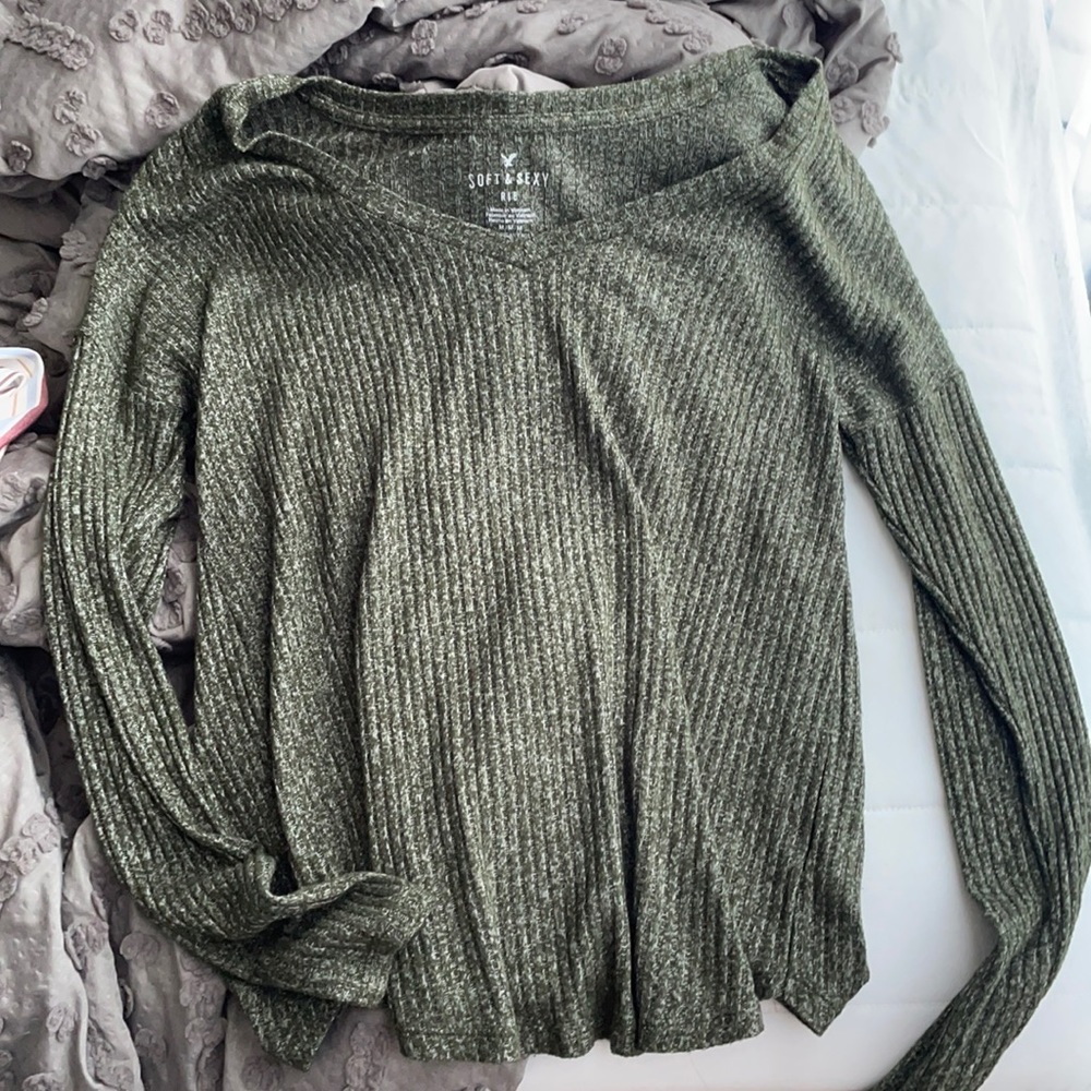 soft and sexy rubber sweater